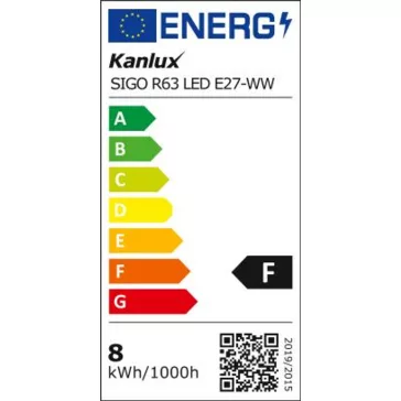   Kanlux 22737, SIGO R63 LED E27-WW 640lm meleg fehér E27, R63-as, led izzó, 22737