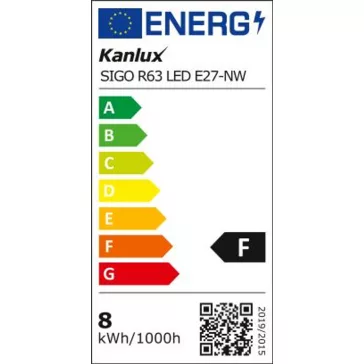   Kanlux 22738, SIGO R63 8W-NW 640lm természetes fényű E27, R63-as, led izzó, 22738