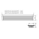 Kanlux MAH PLUS-236/4LED/PC lámpa, 22800 Kanlux MAH PLUS-236/4LED/PC lámpa, 22800