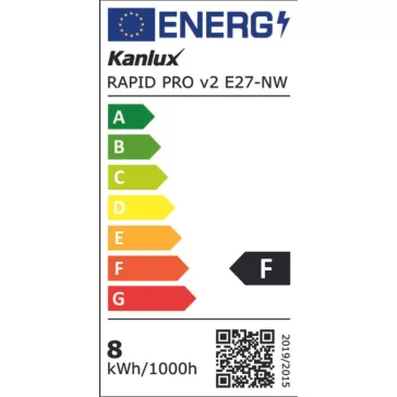   Kanlux 22946, RAPID PRO v2 8W-NW 810lm természetes fényű E27, led izzó, 22946