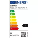 Kanlux 29607, XLED A60 4,5W- WW –M 470lm meleg fehér E27, filament, led izzó, 29607 Kanlux 29607, XLED A60 4,5W- WW –M 470lm meleg fehér E27, filament, led izzó, 29607