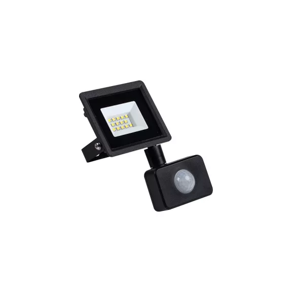 Kanlux GRUN NV mozgásérzékelős LED reflektor fekete 10W 750lm 4000K IP44, 31397 Kanlux GRUN NV mozgásérzékelős LED reflektor fekete 10W 750lm 4000K IP44, 31397