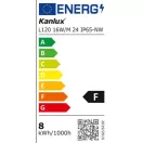 Kanlux LED szalag, L120 16W/M, 24IP65-NW