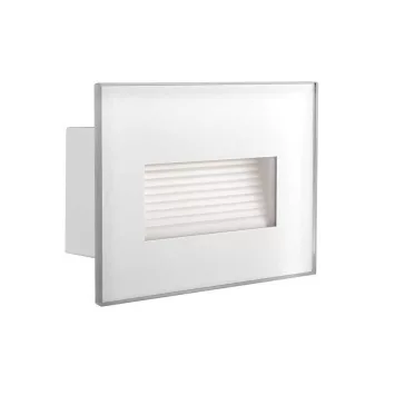   Kanlux Glasi Led Kültéri falba építhető lámpa 3W 130 lm 3000K fehér IP44, 33690