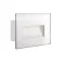 Kanlux Glasi Led Kültéri falba építhető lámpa 3W 130 lm 3000K fehér IP44, 33690