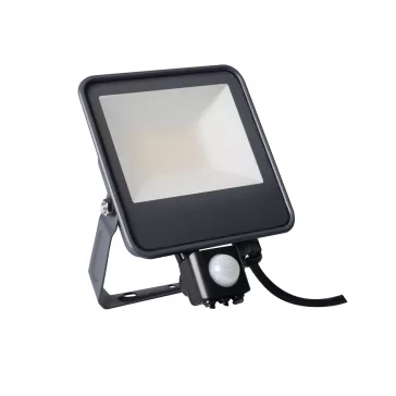   Kanlux IQ-LED FL mozgásérzékelős LED reflektor fekete 30W 3450lm 4000K IP44, 33887