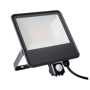   Kanlux IQ-LED FL mozgásérzékelős LED reflektor fekete 50W 6000lm 4000K IP44, 33888