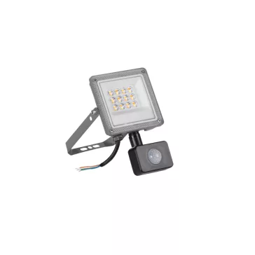 Kanlux ACETE CCT mozgásérzékelős LED reflektor szürke 10W 860/1080/970lm 3000/4000/6500K IP44, 