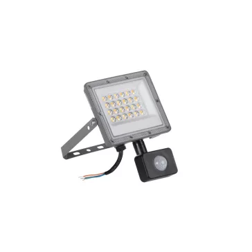 Kanlux ACETE CCT mozgásérzékelős LED reflektor szürke 20W 1850/2160/1940lm 3000/4000/6500K IP44