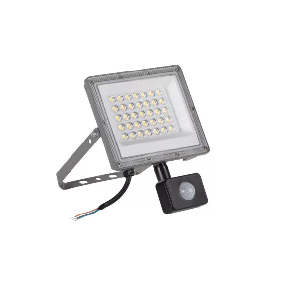Kanlux ACETE CCT mozgásérzékelős LED reflektor szürke 30W 2400/3240/2910lm 3000/4000/6500K IP44 Kanlux ACETE CCT mozgásérzékelős LED reflektor szürke 30W 2400/3240/2910lm 3000/4000/6500K IP44