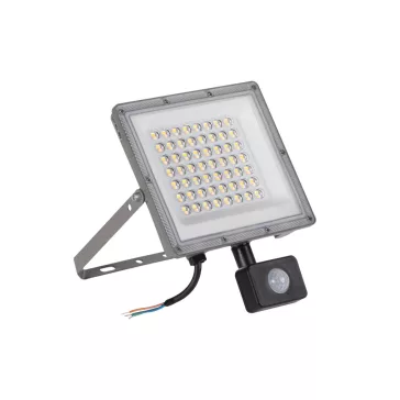 Kanlux ACETE CCT mozgásérzékelős LED reflektor szürke 50W 4300/5400/4850lm 3000/4000/6500K IP44