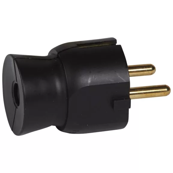 Legrand Dugvilla, 2P+F földelt, hátsó bekötésű , fekete, 50177 Legrand Dugvilla, 2P+F földelt, hátsó bekötésű , fekete, 50177