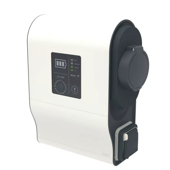 Legrand Green'up Premium Mode 2/3 elektromos autó töltőállomás 3.7/4.6 kW, egyfázisú, műanyag, Legrand Green'up Premium Mode 2/3 elektromos autó töltőállomás 3.7/4.6 kW, egyfázisú, műanyag,