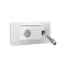 Legrand Program Mosaic LCS2 RJ45 aljzat Cat 6 UTP, 4 modul, fehér, visszahúzható, 76532