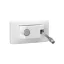 Legrand Program Mosaic LCS2 RJ45 aljzat Cat 6 UTP, 4 modul, fehér, visszahúzható, 76532