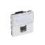 Legrand Program Mosaic LCS2 RJ45 aljzat Cat 6 UTP, 2 modul, fehér, 76564