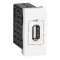Legrand Program Mosaic USB töltő aljzat, 750 mA, 1 modulos, fehér, 77591