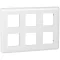 Legrand Program Mosaic keret 2x3x2mod, vízszintes, fehér, 078832L