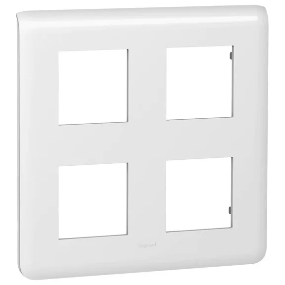 Legrand Program Mosaic keret 2x2x2mod, vízszintes, fehér, 078838L Legrand Program Mosaic keret 2x2x2mod, vízszintes, fehér, 078838L