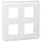Legrand Program Mosaic keret 2x2x2mod, vízszintes, fehér, 078838L