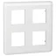 Legrand Program Mosaic keret 2x2x2mod, vízszintes, fehér, 078838L
