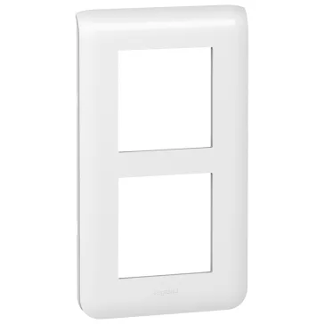   Legrand Program Mosaic keret régi 57 mm-es soroláshoz, 2x2mod, függőleges, fehér, 078854L