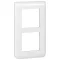 Legrand Program Mosaic keret régi 57 mm-es soroláshoz, 2x2mod, függőleges, fehér, 078854L