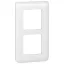 Legrand Program Mosaic keret régi 57 mm-es soroláshoz, 2x2mod, függőleges, fehér, 078854L