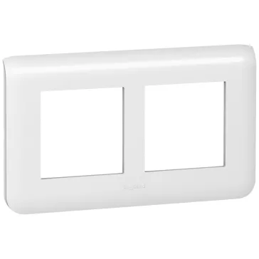   Legrand Program Mosaic keret régi 57 mm-es soroláshoz, 2x2mod, vízszintes, fehér, 078864L