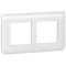 Legrand Program Mosaic keret régi 57 mm-es soroláshoz, 2x2mod, vízszintes, fehér, 078864L