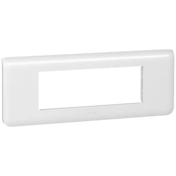   Legrand Program Mosaic keret 1x6mod, vízszintes, fehér, 277816L