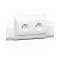 Legrand DLP Ø60 szerelvénykeret 2, 80/120x20 mini kábelcsatornára, 31693