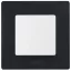 Legrand Niloé egyes keret, onyx fekete, 397051