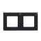 Legrand Niloé kettes keret, onyx fekete, 397052