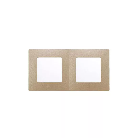 Legrand Niloé kettes keret, pezsgő, 397062 Legrand Niloé kettes keret, pezsgő, 397062