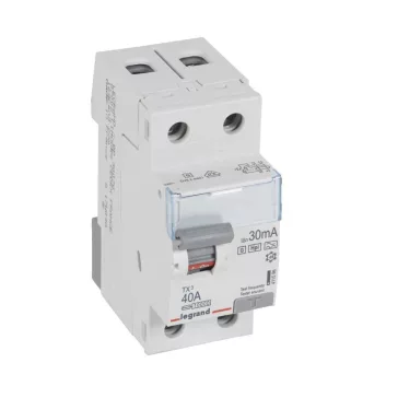   Legrand Áram-védőkapcsoló (FI relé) TX3 2P 40A/30mA, A-HPI típus, 411596