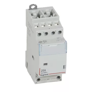Legrand CX3 moduláris kontaktor 25A 24V 4Z, 412510