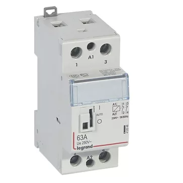   Legrand CX3 moduláris kontaktor 63A 230V 2Ny - karral, 412548