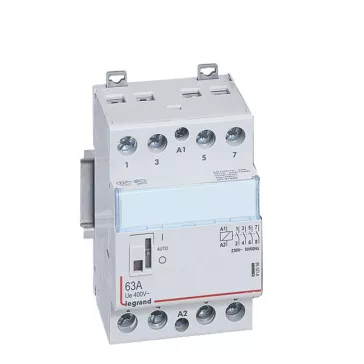   Legrand CX3 moduláris kontaktor 63A 230V 4Z - karral, 412556