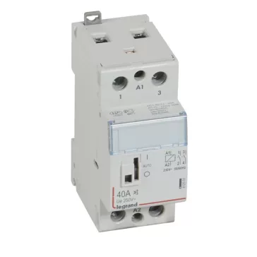   Legrand CX3 moduláris kontaktor 40A 230V 2Z halk - karral, 412559
