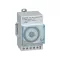 Legrand MicroRex QW31 mechanikus kapcsolóóra, heti, működési tartalékkal, vízszintes előlappal,