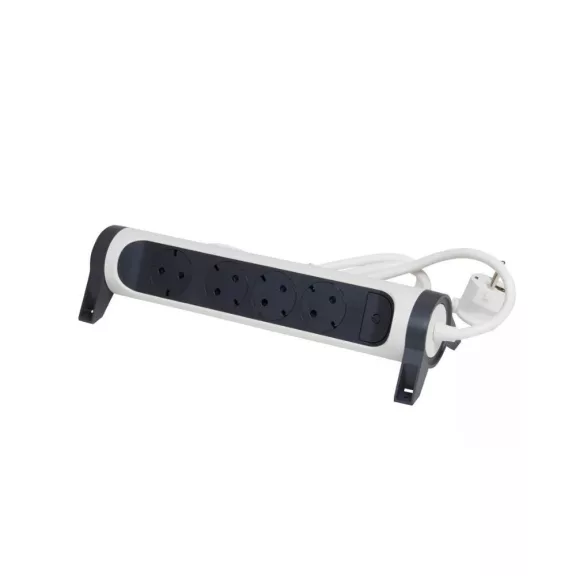 Legrand Elosztósor Premium 4x2P+F forgatható, 1,5 m vezetékkel, fehér/fekete, 694529 Legrand Elosztósor Premium 4x2P+F forgatható, 1,5 m vezetékkel, fehér/fekete, 694529