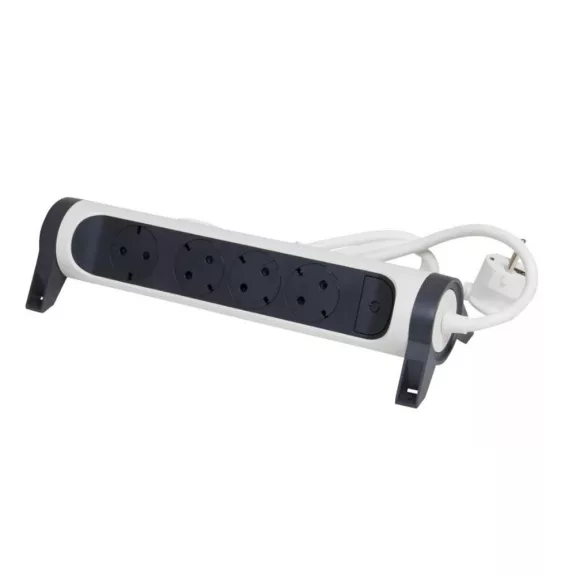 Legrand Elosztósor Premium 4x2P+F forgatható, 3 m vezetékkel, fekete, 694537 Legrand Elosztósor Premium 4x2P+F forgatható, 3 m vezetékkel, fekete, 694537