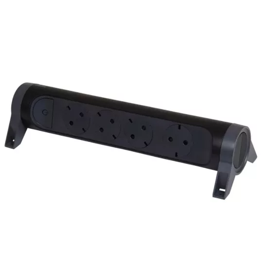 Legrand Elosztósor Premium 4x2P+F forgatható, vezeték nélkül, fekete, 694545 Legrand Elosztósor Premium 4x2P+F forgatható, vezeték nélkül, fekete, 694545