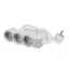 Legrand Elosztósor Standard 3x2P+F, 1,5 m vezetékkel, fehér-szürke, 694549