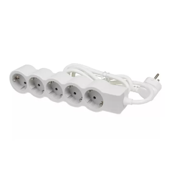 Legrand Elosztósor Standard 4x2P+F, 1,5 m vezetékkel, fehér-szürke, 694555 Legrand Elosztósor Standard 4x2P+F, 1,5 m vezetékkel, fehér-szürke, 694555