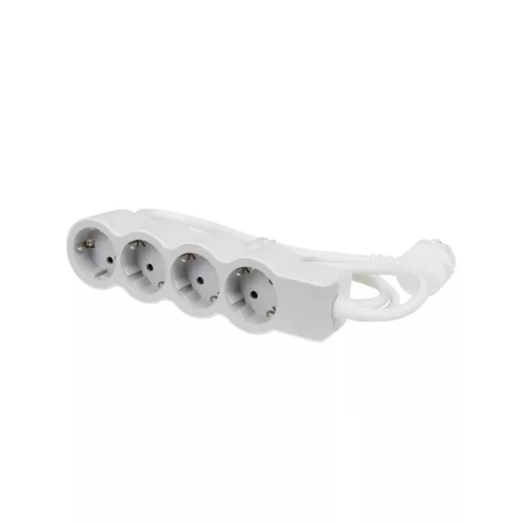 Legrand Elosztósor Standard 4x2P+F, 3 m vezetékkel, fehér-szürke, 694561 Legrand Elosztósor Standard 4x2P+F, 3 m vezetékkel, fehér-szürke, 694561