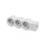 Legrand Elosztósor Standard 3x2P+F, vezeték nélkül, fehér-szürke, 694573