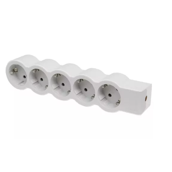 Legrand Elosztósor Standard 5x2P+F, vezeték nélkül, fehér-szürke, 694577 Legrand Elosztósor Standard 5x2P+F, vezeték nélkül, fehér-szürke, 694577