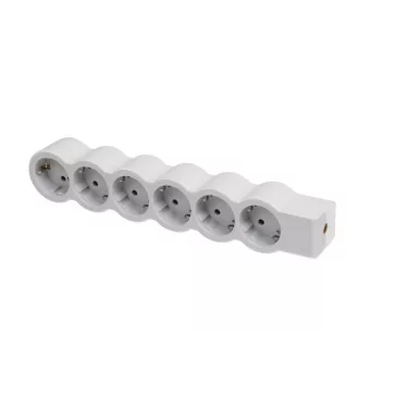   Legrand Elosztósor Standard 6x2P+F, vezeték nélkül, fehér-szürke, 694579